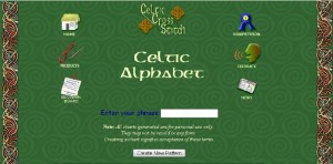 alfabeto celtico